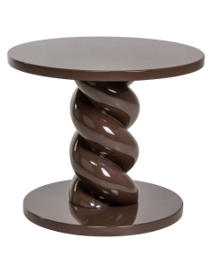 Beistelltisch aus Spiralharz Chestnut CELESTE