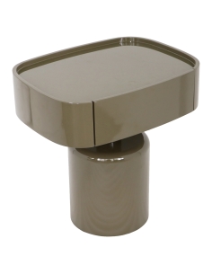 Ovale Design Nachttisch Grün Ton SAGE