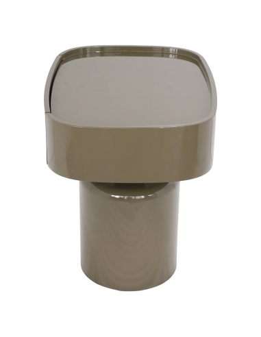Comodino di Design Ovale Verde Argilla SAGE