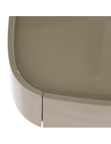 Ovale Design Nachttisch Grün Ton SAGE