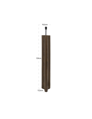JAMY Walnut Veneer Design Floor Lamp