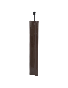 Design-Stehlampe Säule Lackiert Kastanie AURELIA