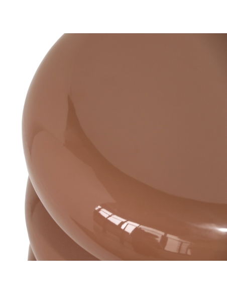 Tavolino d'Appoggio Anelli Impilati Terracotta INDIE
