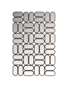 Design wandspiegel mozaïek kastanje SOPHIA