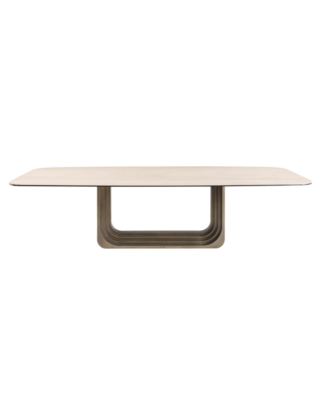 Table à Manger Céramique Beige 300 cm MAXFIELD