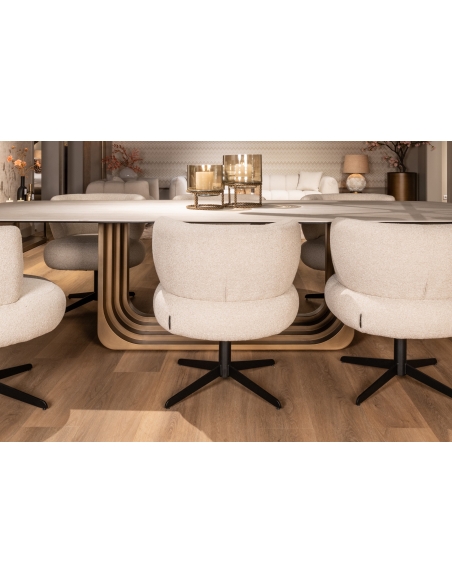 Table à Manger Céramique Beige 300 cm MAXFIELD