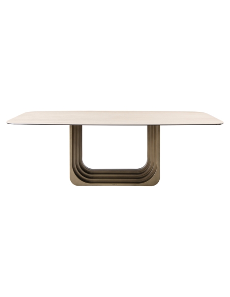 Mesa de jantar em cerâmica bege 230 MAXFIELD | Loft