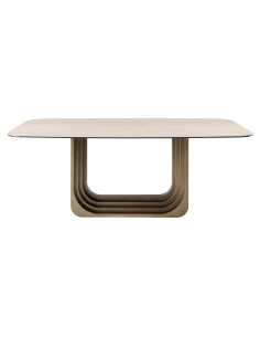 Table à Manger Céramique Beige 200 cm MAXFIELD 2