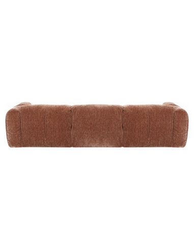 Generous Sofa Brown Corduroy Fabric Café MONTY