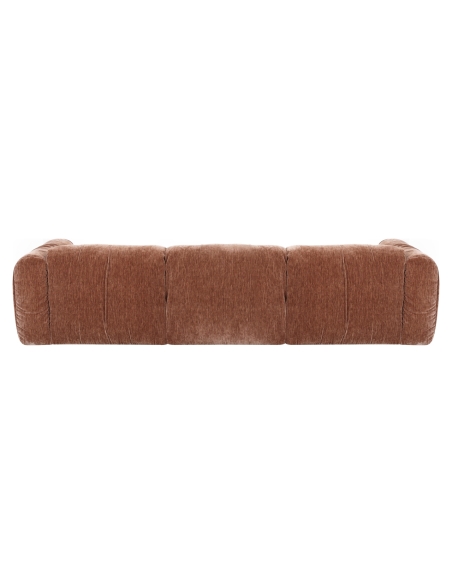 Generous Sofa Brown Corduroy Fabric Café MONTY