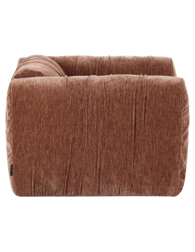 Sessel Cocoon Rippstoff Braun Kaffee MONTY