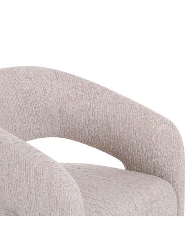 Chaise de salle à manger Vixen natural linear on wheels
