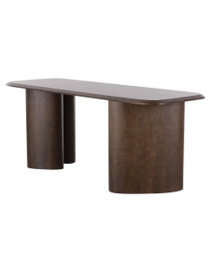 Tavolo Alto Design Base Mista Marrone PRANCER 2
