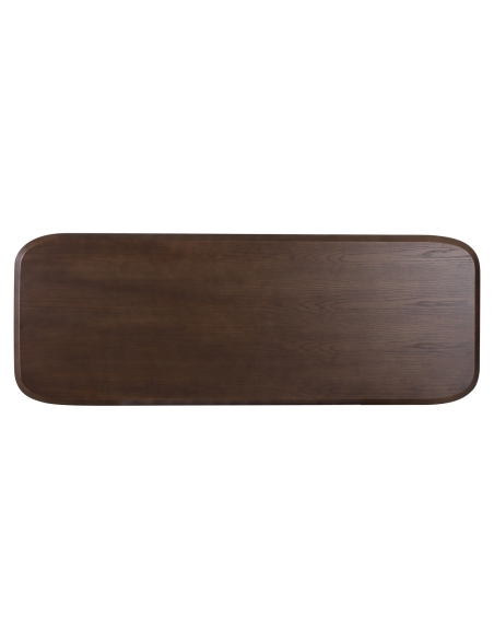 Table Haute Design Piètement Mixte Brun PRANCER