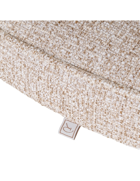 Designstuhl Umschließender Tweed Creme MORI