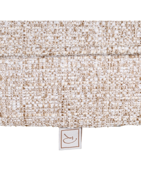 Designstoel Omhullende Dossier Crèmekleurig Tweed MORI
