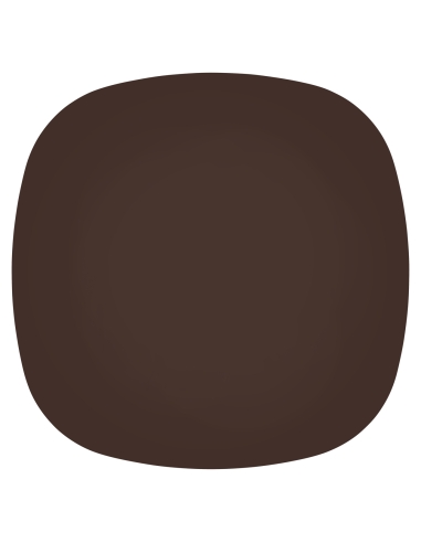 Mesa auxiliar lacada Galet Chocolate ALMUNDI