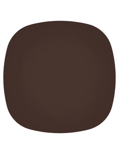 Tavolino da Appoggio Laccato Ciottolo Cioccolato ALMUNDI