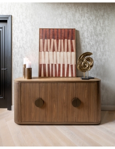 Buffet Finition Noyer Fermeture Douce WINDSOR 2
