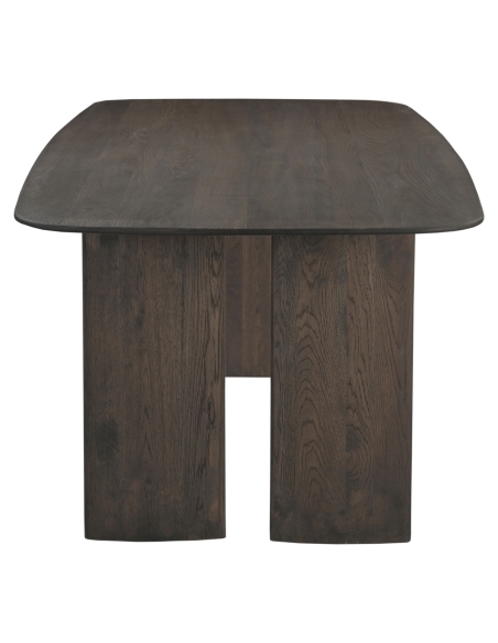 Mesa de Jantar Carvalho Fumado Antracite 230 CASTELLO