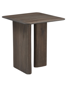 Table d'Appoint Chêne Fumé Anthracite CASTELLO