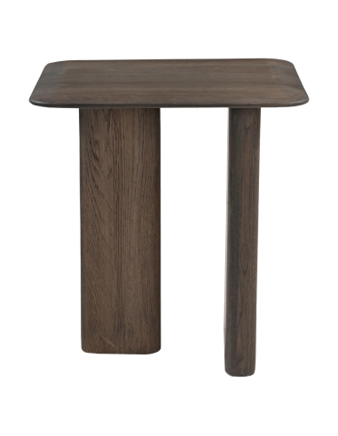 Smoked Oak Anthracite Side Table CASTELLO