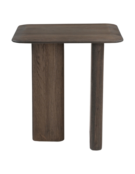 Table d'Appoint Chêne Fumé Anthracite CASTELLO
