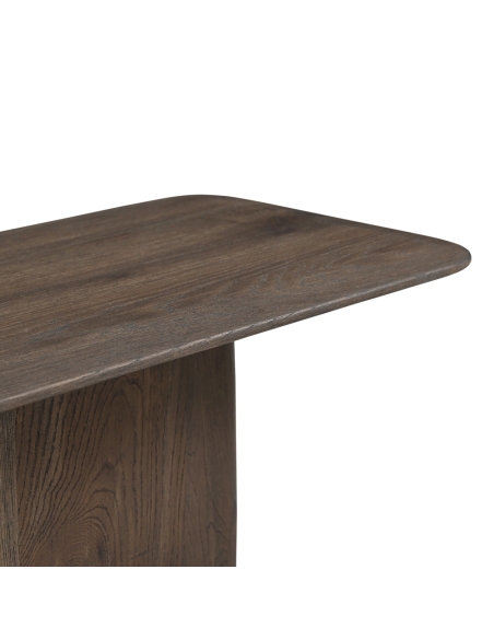 Consoletafel Design Gerookt Eiken Antraciet CASTELLO