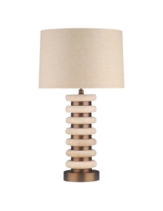 Candeeiro de Mesa Coluna Travertino Natural BLAIR