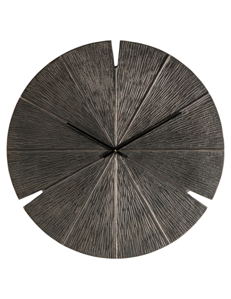 Wandklok met getextureerd bronzen design BLAISE
