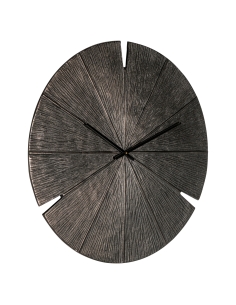 Wandklok met getextureerd bronzen design BLAISE 2