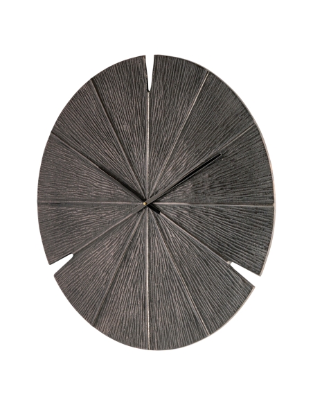 Wandklok met getextureerd bronzen design BLAISE
