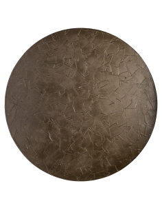 Disque Mural Décoratif Finition Bronze Texturé DIGA