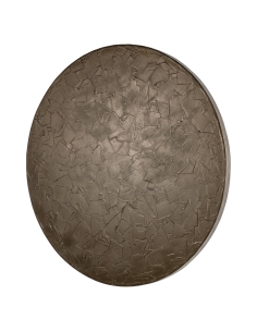 Decorative Wall Disc Textured Bronze Finish DIGA 2