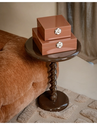 Mesa de Apoio Coluna Torcida Castanho CASPIAN