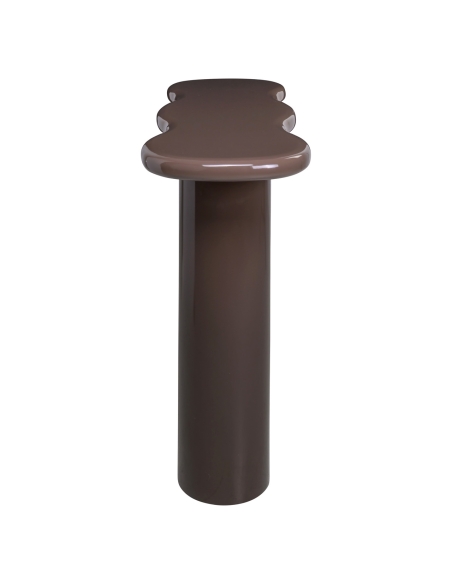 Cordelia Wavy Lacquered Chestnut Console Top