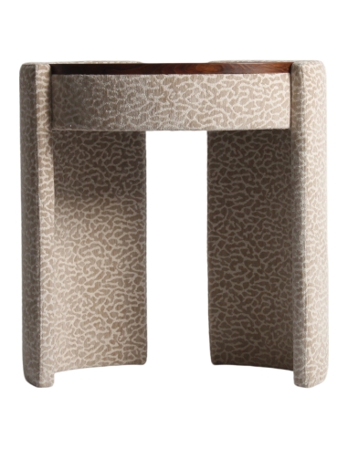 Toeletta con specchio integrato motivo leopardato ROXENNE