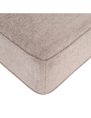 Modulares Sofa mit abnehmbarem Rückenlehne Stoff Moka TUDOR