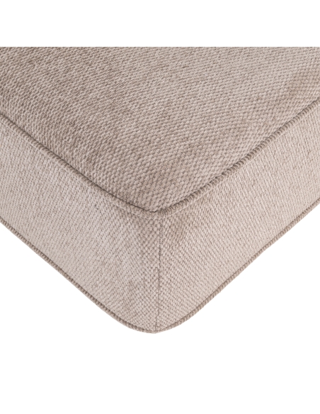 Modulares Sofa mit abnehmbarem Rückenlehne Stoff Moka TUDOR