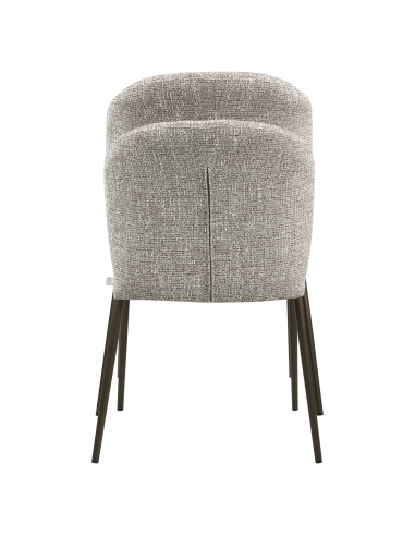 Chaises Empilables Tissu Tweed Terre Ignifugé STACKER