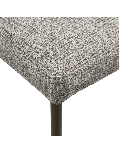 Chaises Empilables Tissu Tweed Terre Ignifugé STACKER