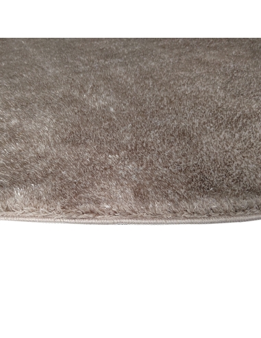 Tapis Forme Galet Texture Douce Brun FREYA