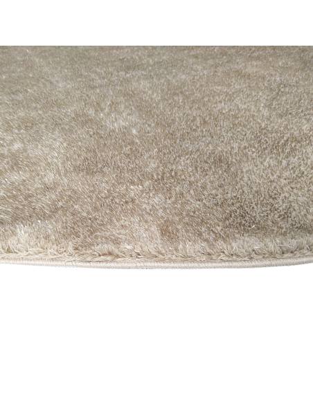 Alfombra Forma Guijarro Relieve Matizado Beige MATS