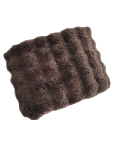 Warmes braunes HAZE-Steppmuster-Plaid