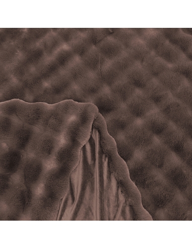 Warmes braunes HAZE-Steppmuster-Plaid