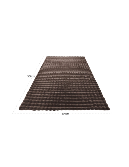 Warmes braunes HAZE-Steppmuster-Plaid