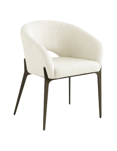 Cadeira de Sala de Jantar com Braços Biscuit KENZI