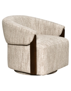 Fauteuil Pivotant Ignifugé Tissage Naturel MARINA