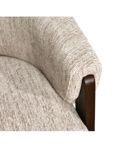 Fauteuil Pivotant Ignifugé Tissage Naturel MARINA