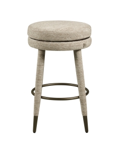 Tabouret de Comptoir Pivotant Rond Naturel TENASHAR 2